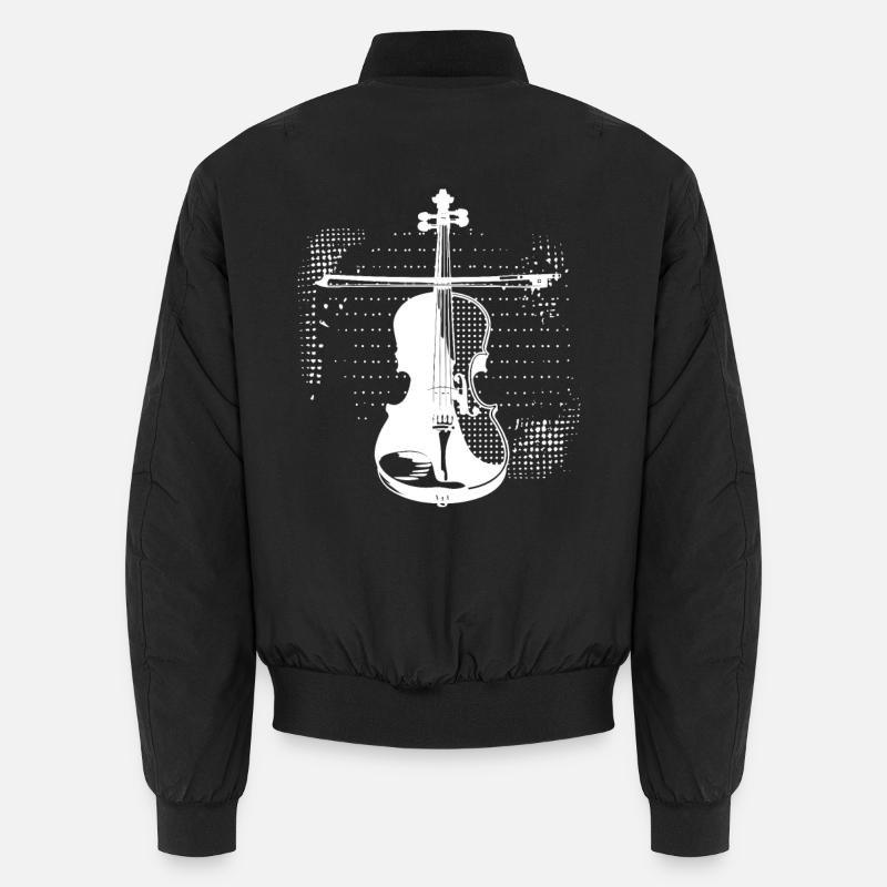Violinenspieler Unisex Bomberjacke