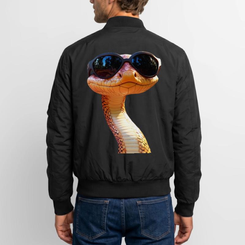 Serpent Python Cobra Mamba Serpent à sonnettes Serpent Bomber unisexe