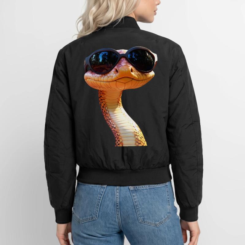 Serpent Python Cobra Mamba Serpent à sonnettes Serpent Bomber unisexe
