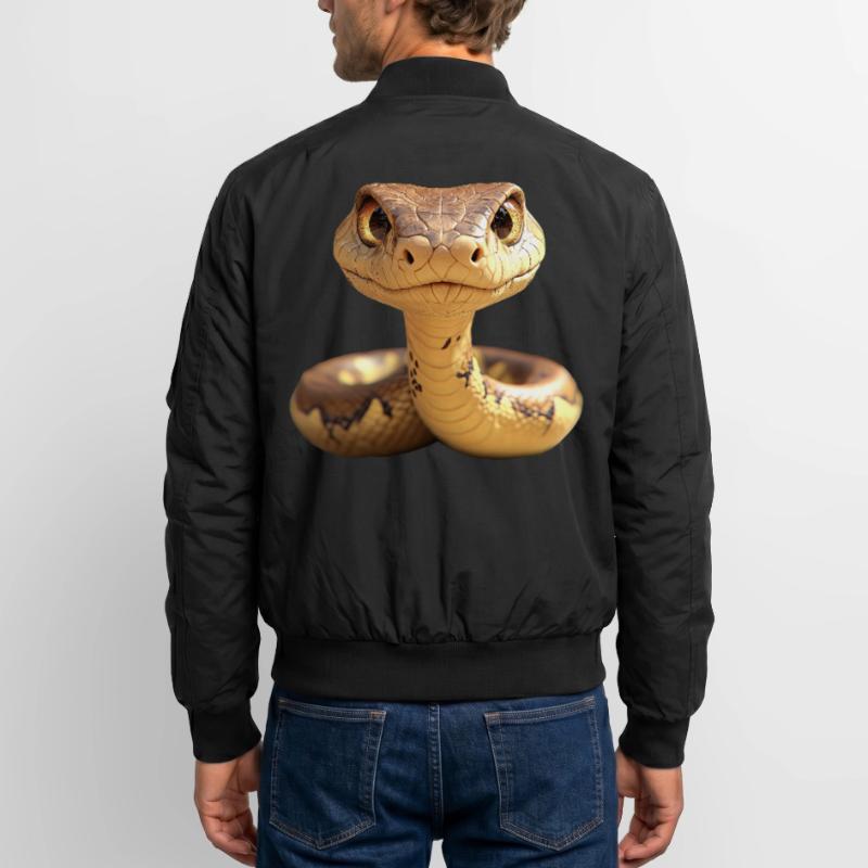 Serpent Python Cobra Mamba Serpent à sonnettes Serpent Bomber unisexe
