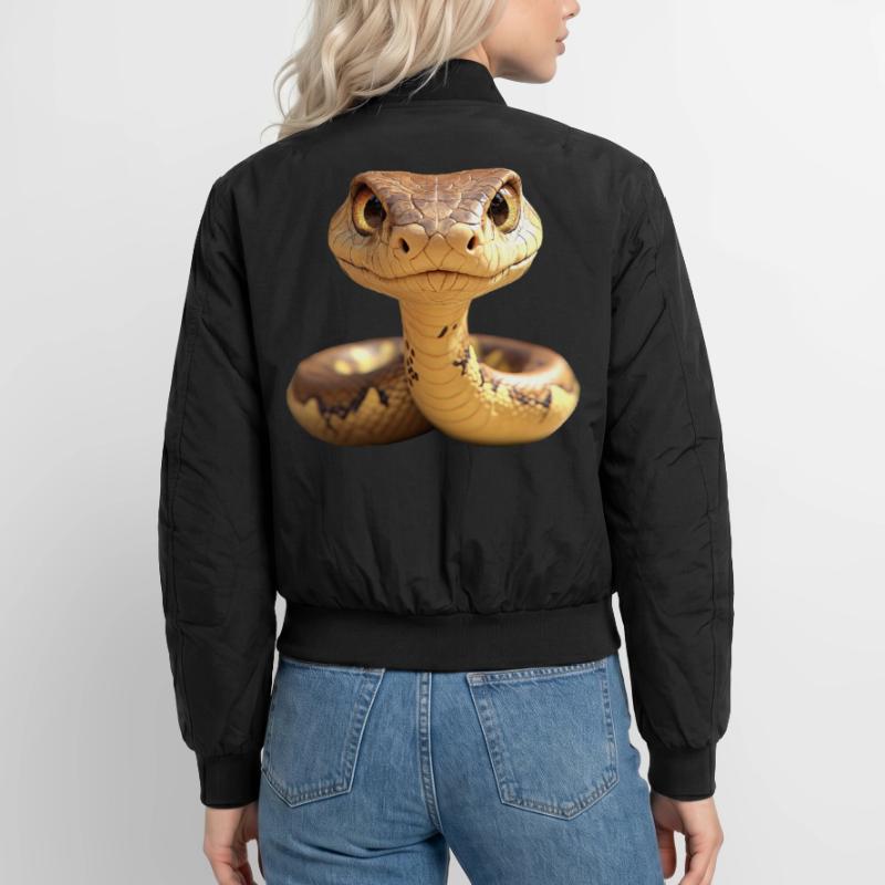 Serpent Python Cobra Mamba Serpent à sonnettes Serpent Bomber unisexe