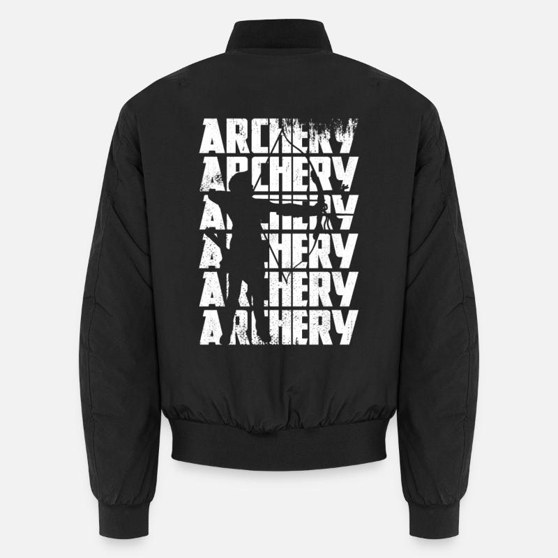 Archerie - Bomber unisexe - noir