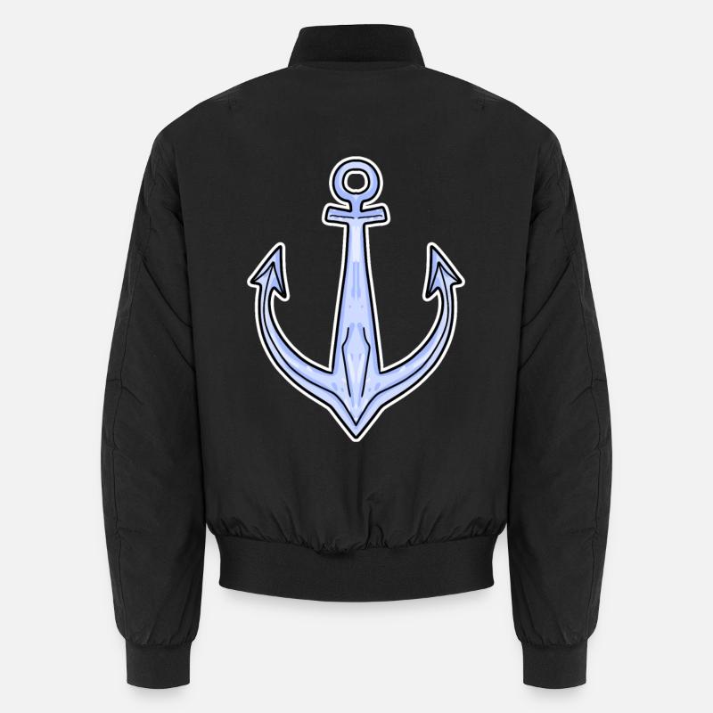 Anker Symbol Nordsee Boot Unisex Bomberjacke