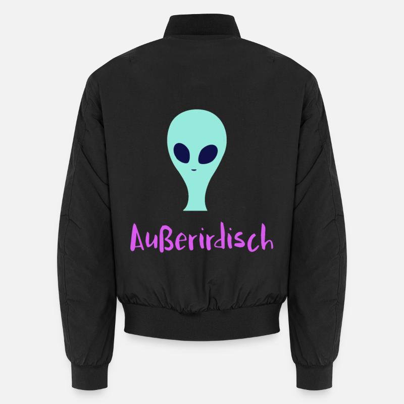 Mysteriöser Alien Unisex Bomberjacke