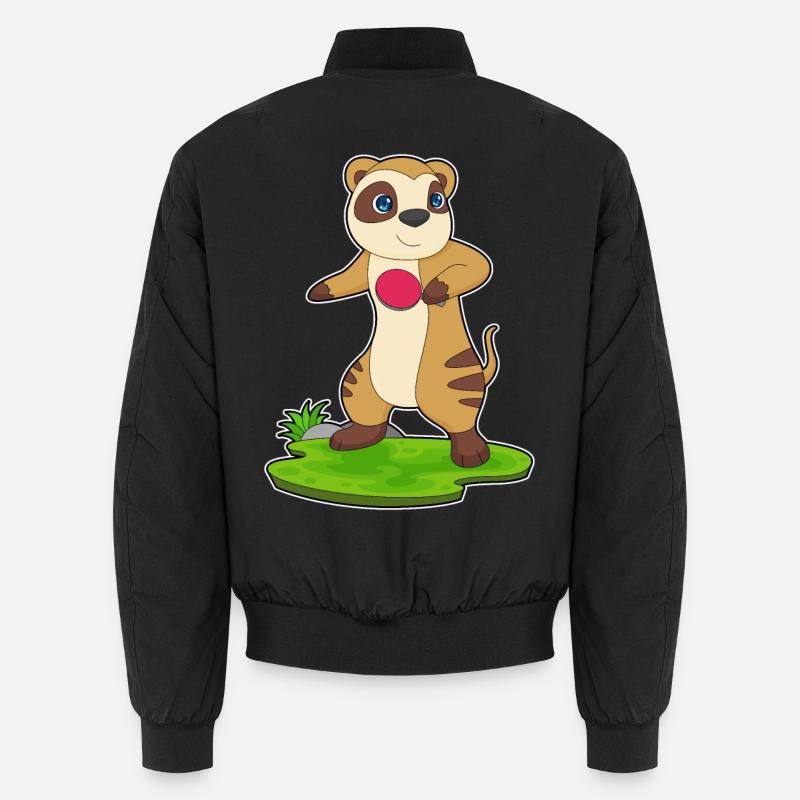 Raquette de ping-pong Meerkat - Bomber unisexe - noir