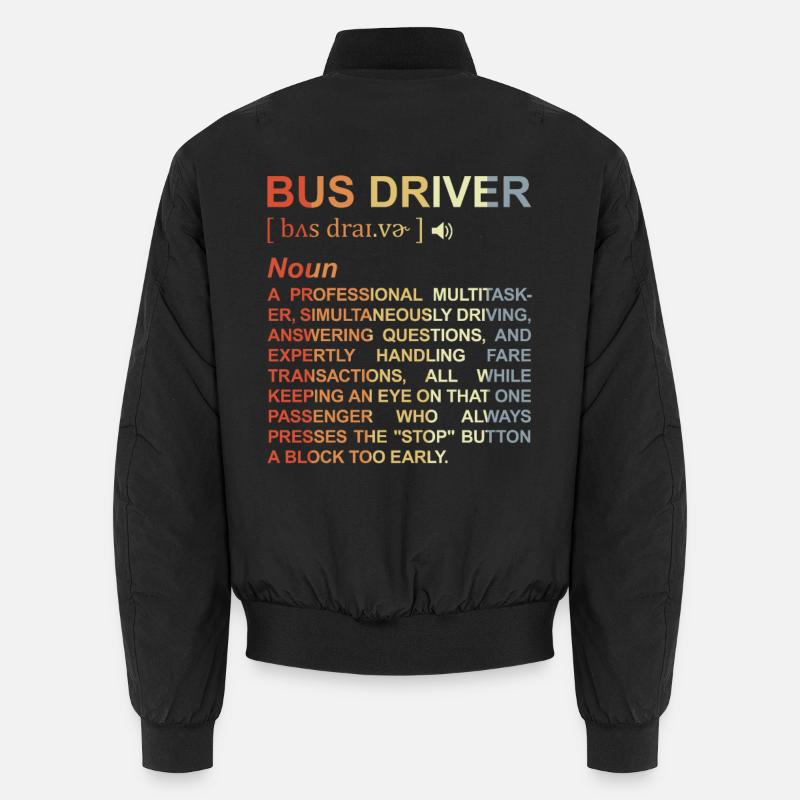 Busfahrer Bedeutung Unisex Bomberjacke