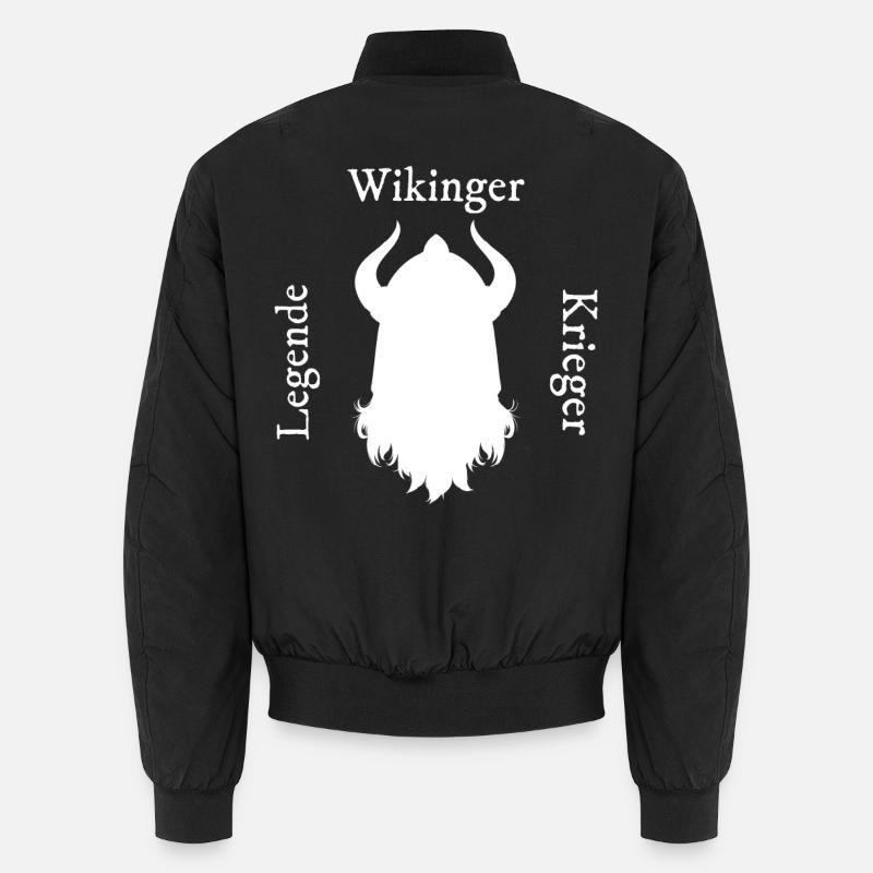 Viking Warrior Spirit - Unisex Bomber Jacket - black