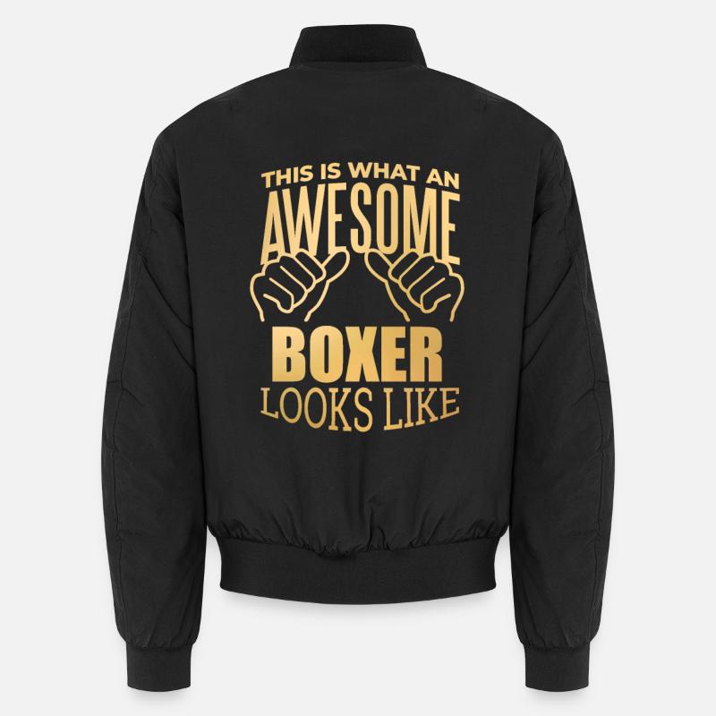 boxe - Bomber unisexe - noir