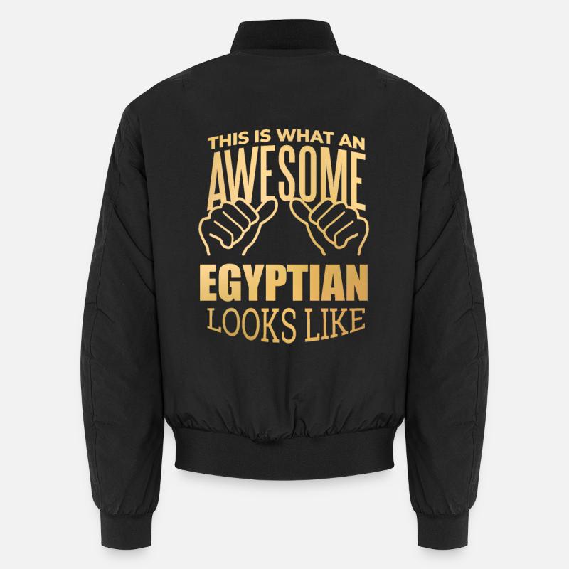 Egypt - Unisex Bomber Jacket - black