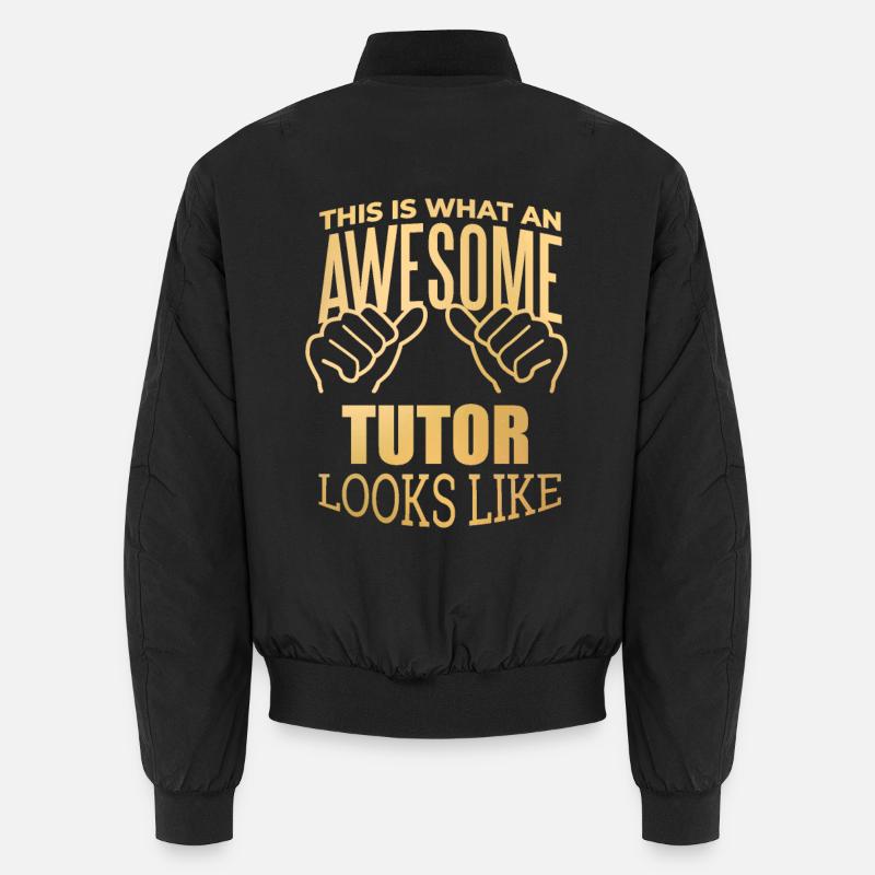 Tuteur - Bomber unisexe - noir