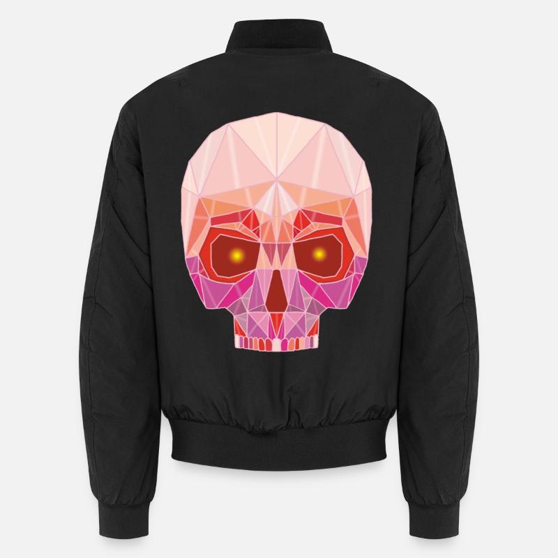 Rubin-Schädel Unisex Bomberjacke