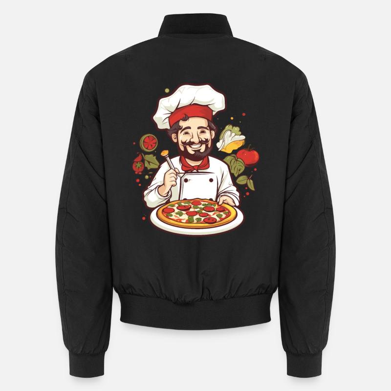 Pizza Maker Graphic Unisex Bomber Jacket