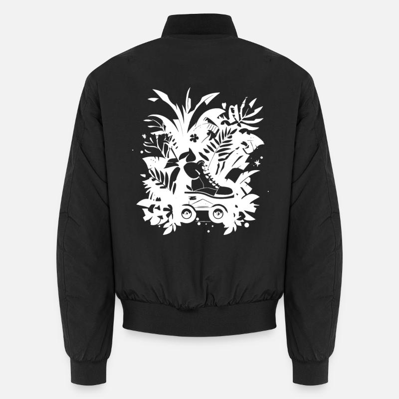 Roller Skating Comic Unisex Bomber Jacket