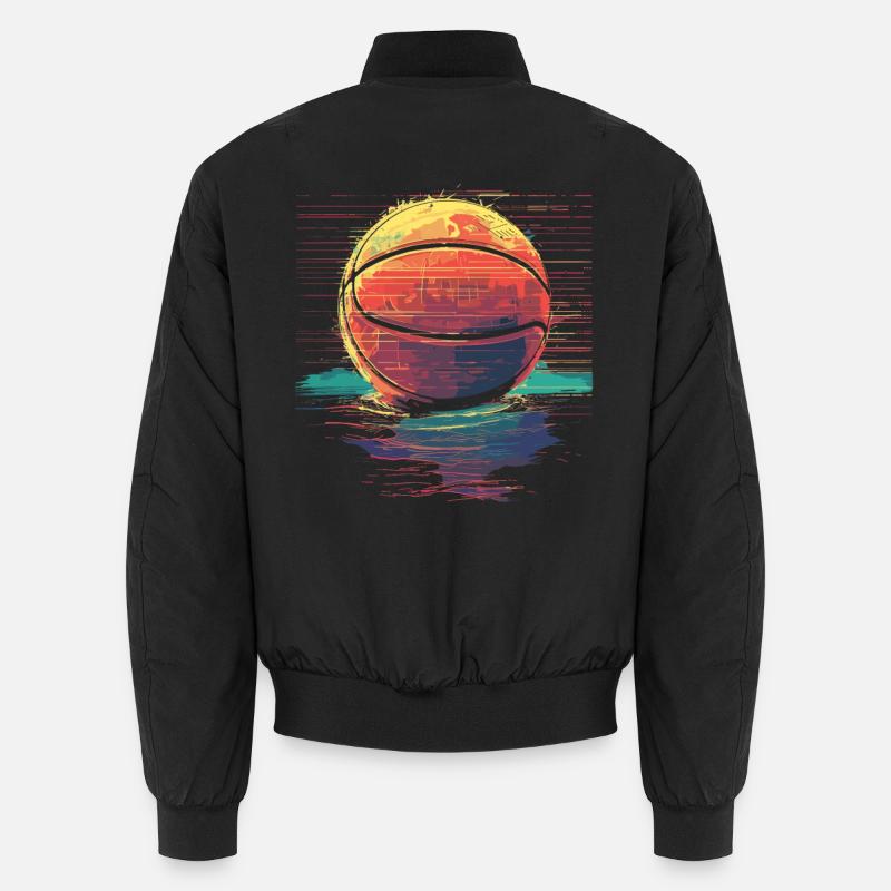 Ballon de basket Retrowave Bomber unisexe