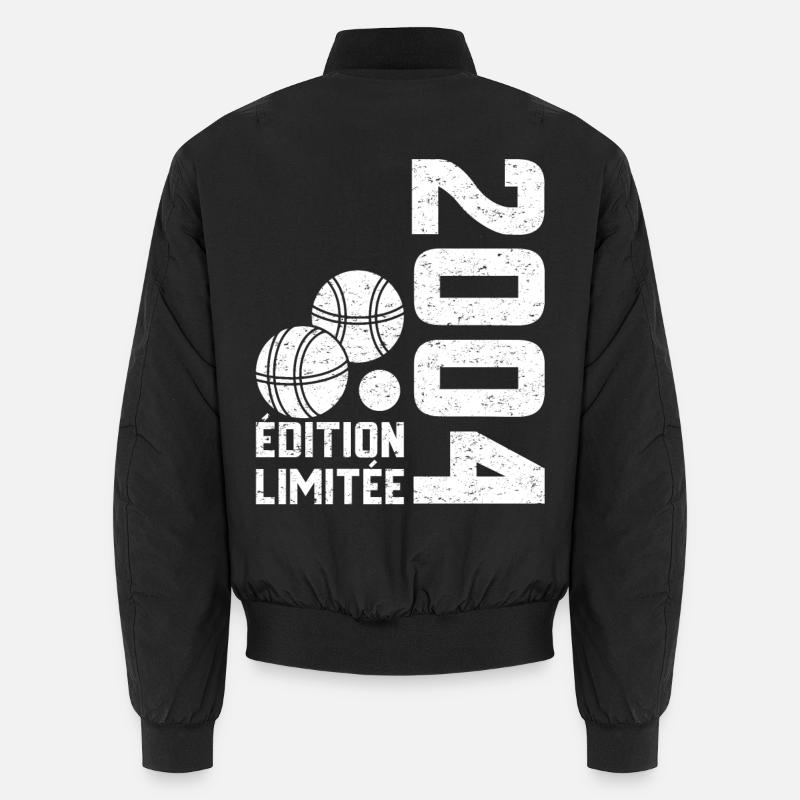 2004 Limitierte Auflage Petanque 20. Jubiläum Unisex Bomberjacke