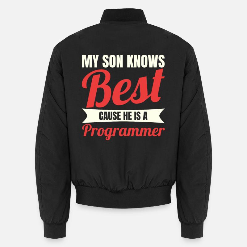 Software Developer Son Unisex Bomber Jacket