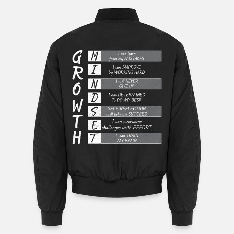 GROWTH MINDEST Unisex Bomberjacke