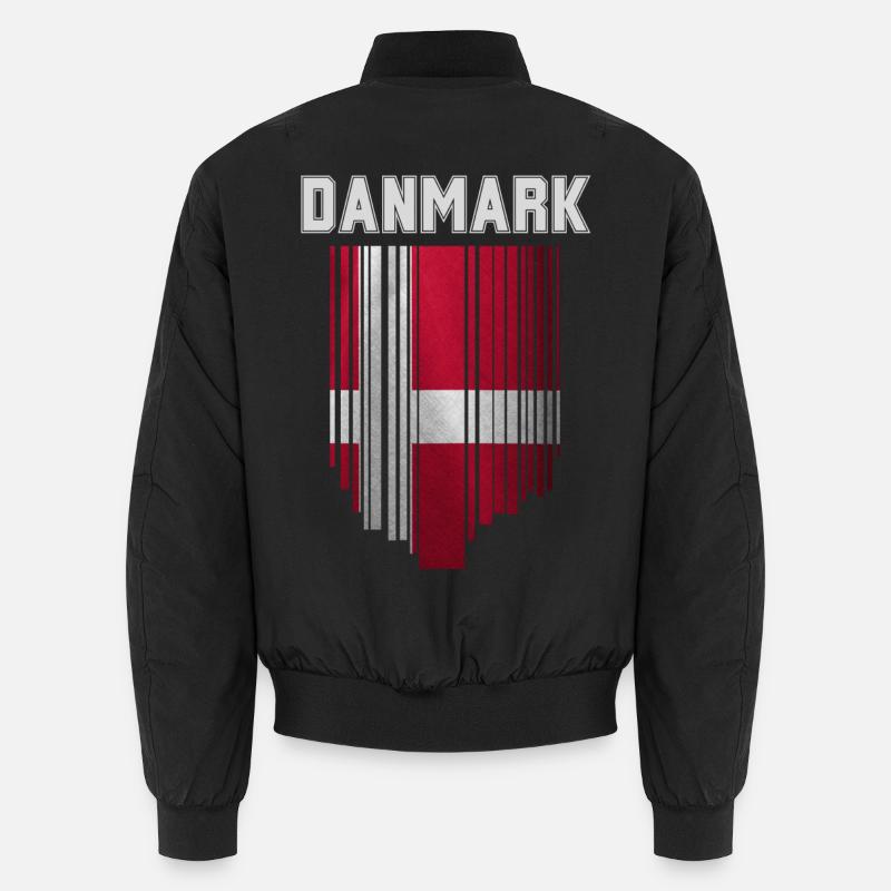 Drapeau du Danemark, fierté danoise Bomber unisexe