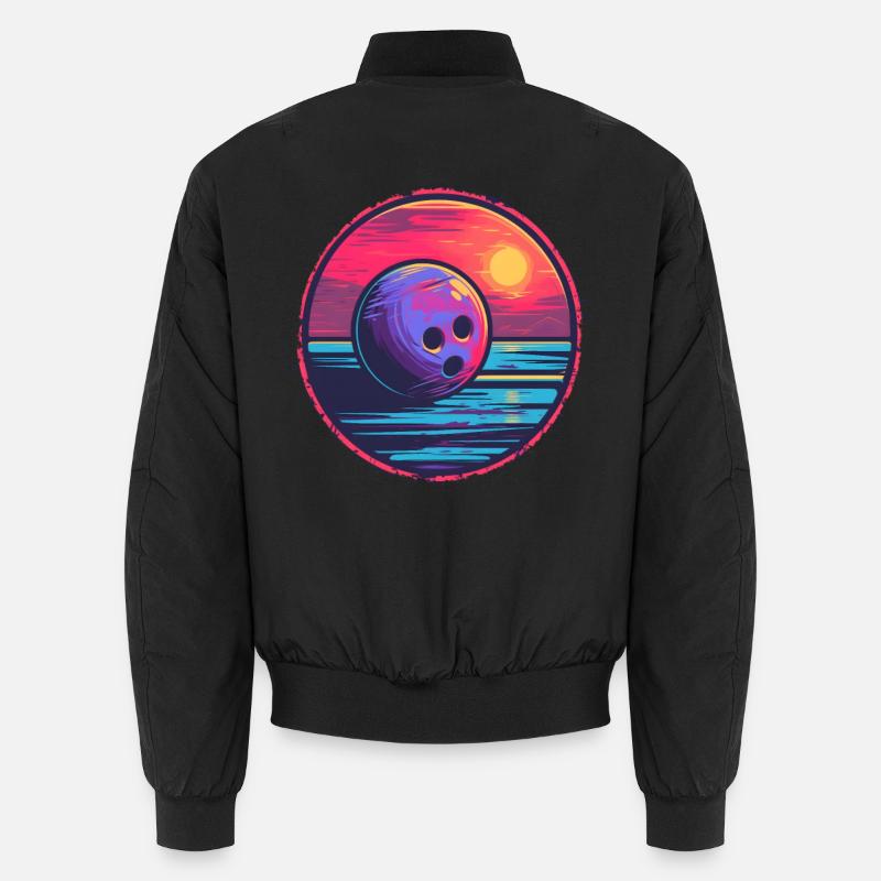 Bowling Retrowave Bomber unisexe