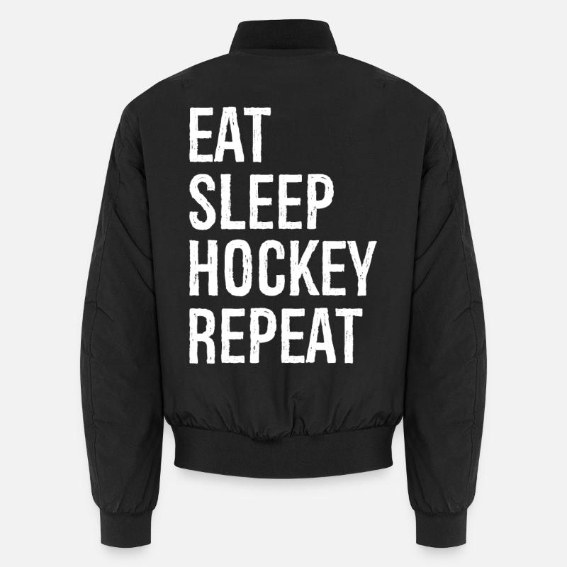 Manger dormir hockey répéter Bomber unisexe