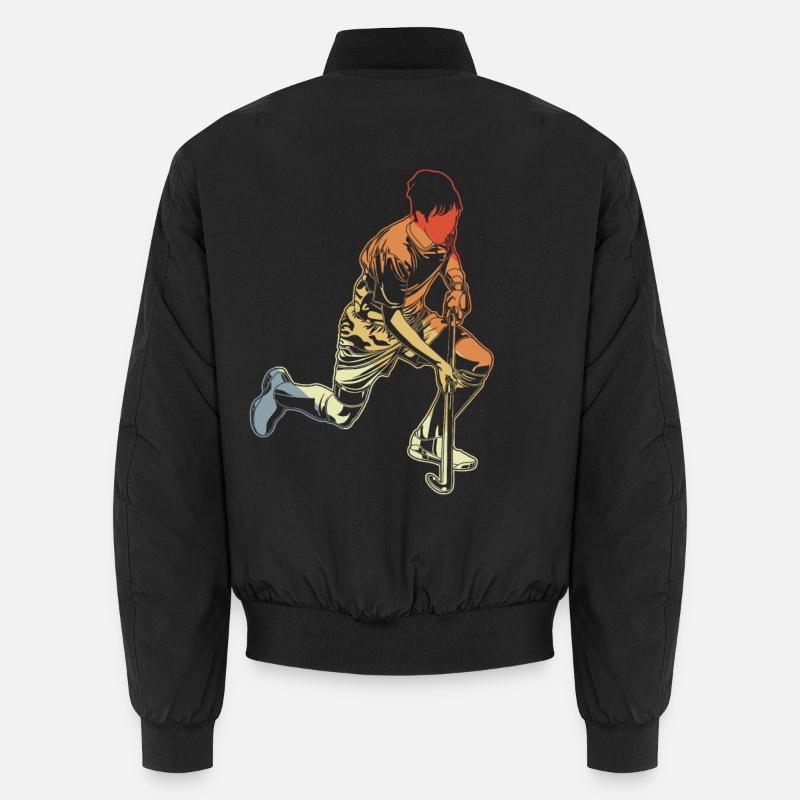 Feldhockeyspieler Junge Unisex Bomberjacke