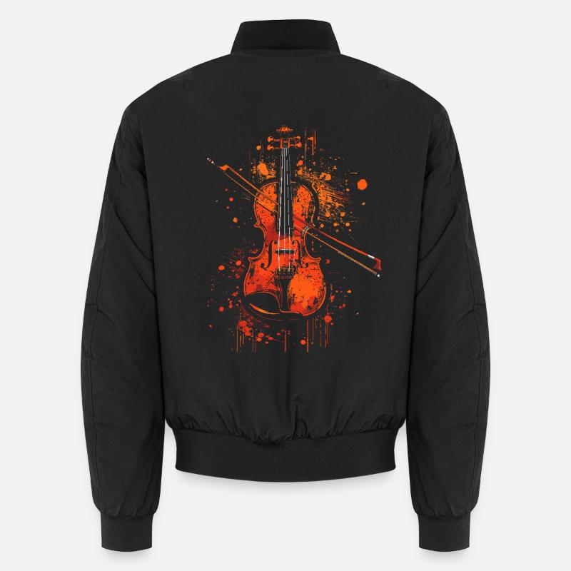 Graphisme violon Bomber unisexe