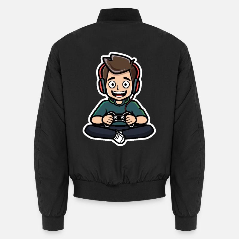 Gaming - Unisex Bomber Jacket - black