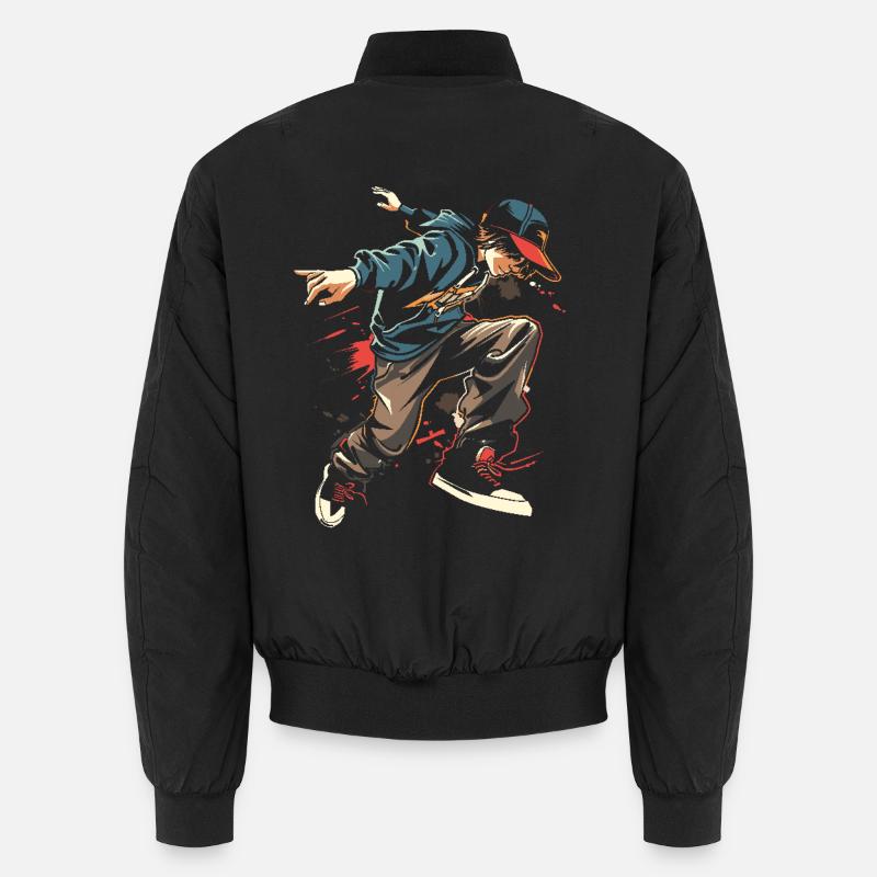 Breakdancer - Unisex Bomberjacke - Schwarz