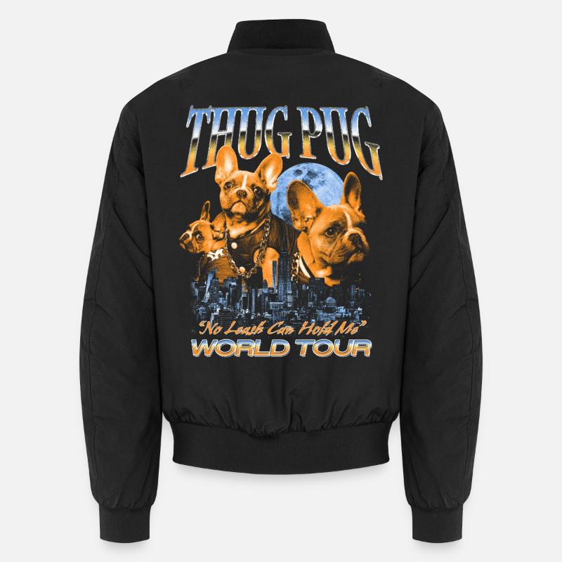 Thug Pug – World Tour Unisex Bomber Jacket