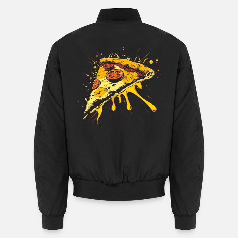 Pizzastück Grafik Unisex Bomberjacke