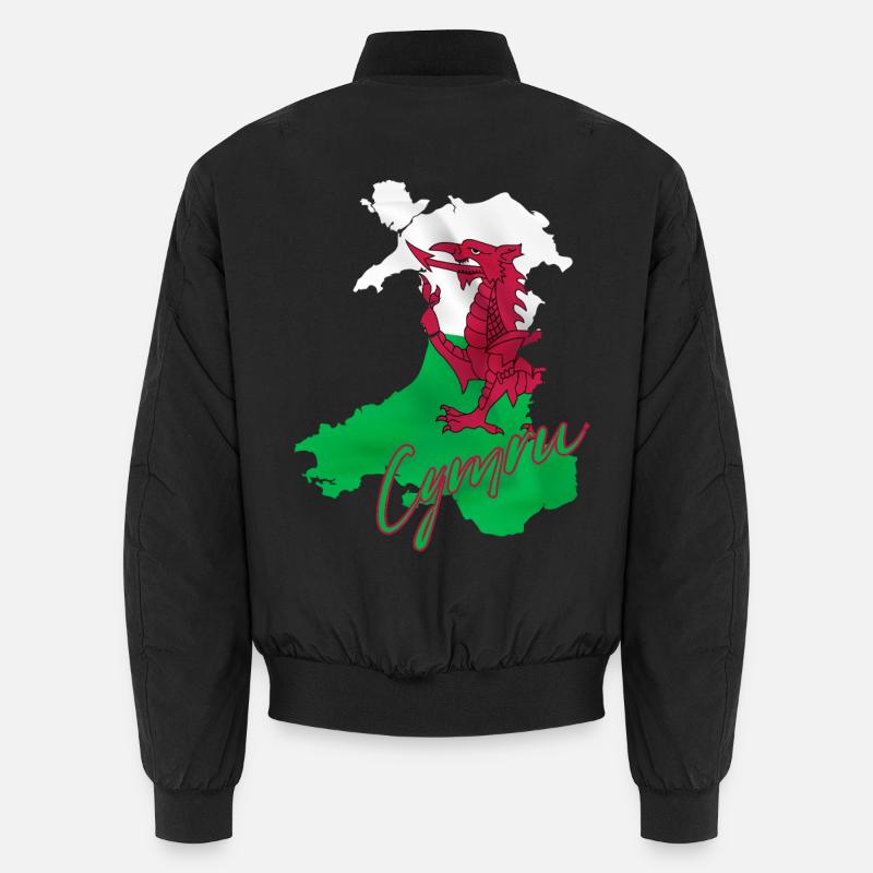 Drapeau du Pays de Galles, fierté galloise Bomber unisexe