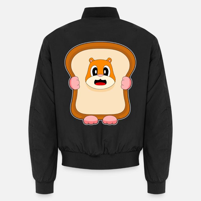 Pain de hamster - Bomber unisexe - noir