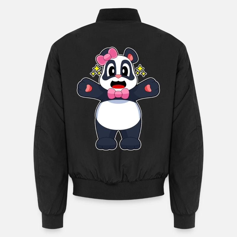 Boucle Panda - Bomber unisexe - noir