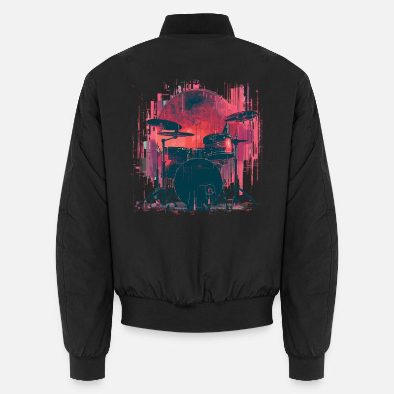Vintage Drum Look Unisex Bomber Jacket