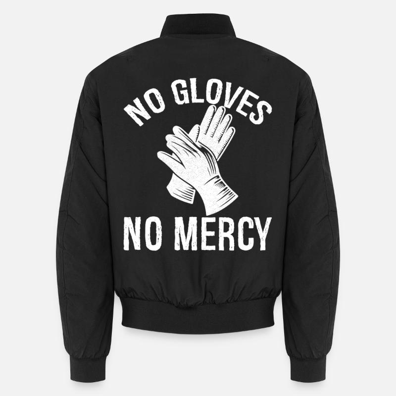 Pas de gants, pas de pitié - Bomber unisexe - noir