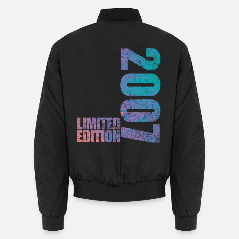 Limited Edition 2007 18. Geburtstag Geschenk Unisex Bomberjacke