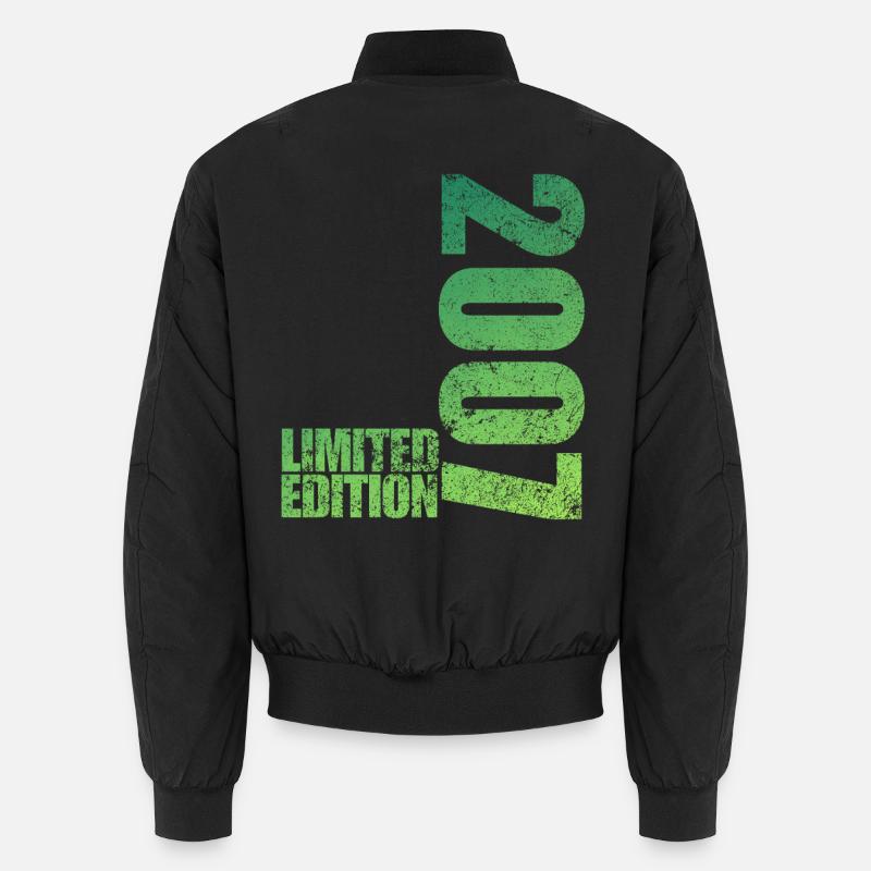 Limited Edition 2007 18. Geburtstag Geschenk Unisex Bomberjacke