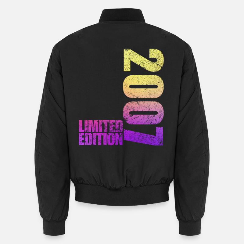 Limited Edition 2007 18. Geburtstag Geschenk Unisex Bomberjacke