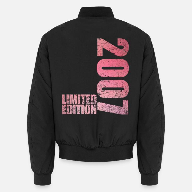 Limited Edition 2007 18. Geburtstag Geschenk Unisex Bomberjacke