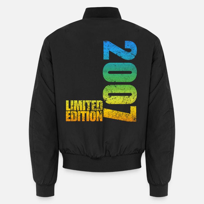 Limited Edition 2007 18. Geburtstag Geschenk Unisex Bomberjacke
