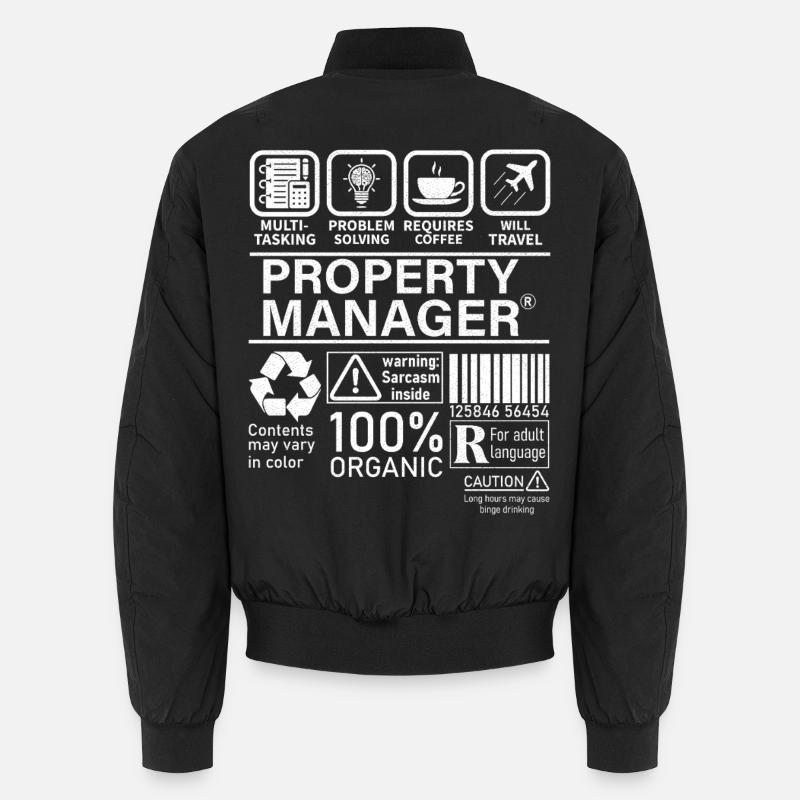 Résolution de problèmes multitâches de gestionnaire immobilier Bomber unisexe