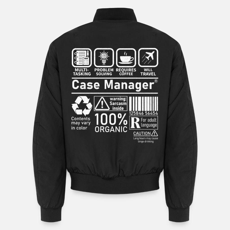 Case Manager multi tasking problem solving Unisex Bomberjacke