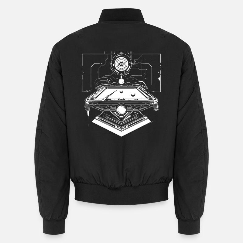 Billard Steampunk - Unisex Bomberjacke - Schwarz