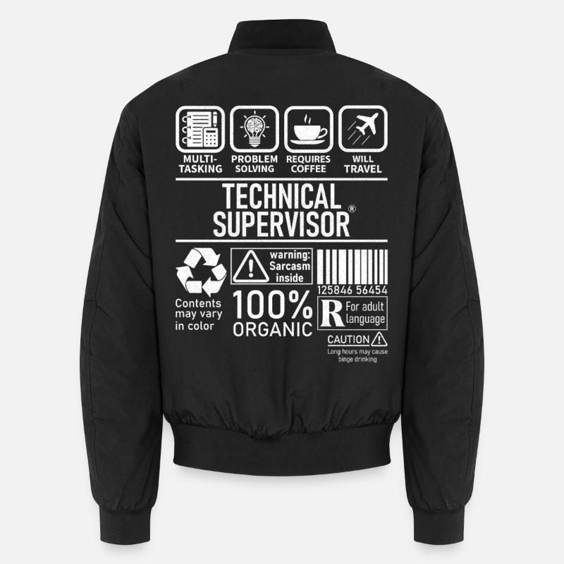 Superviseur technique multitâche résolution de problèmes Bomber unisexe