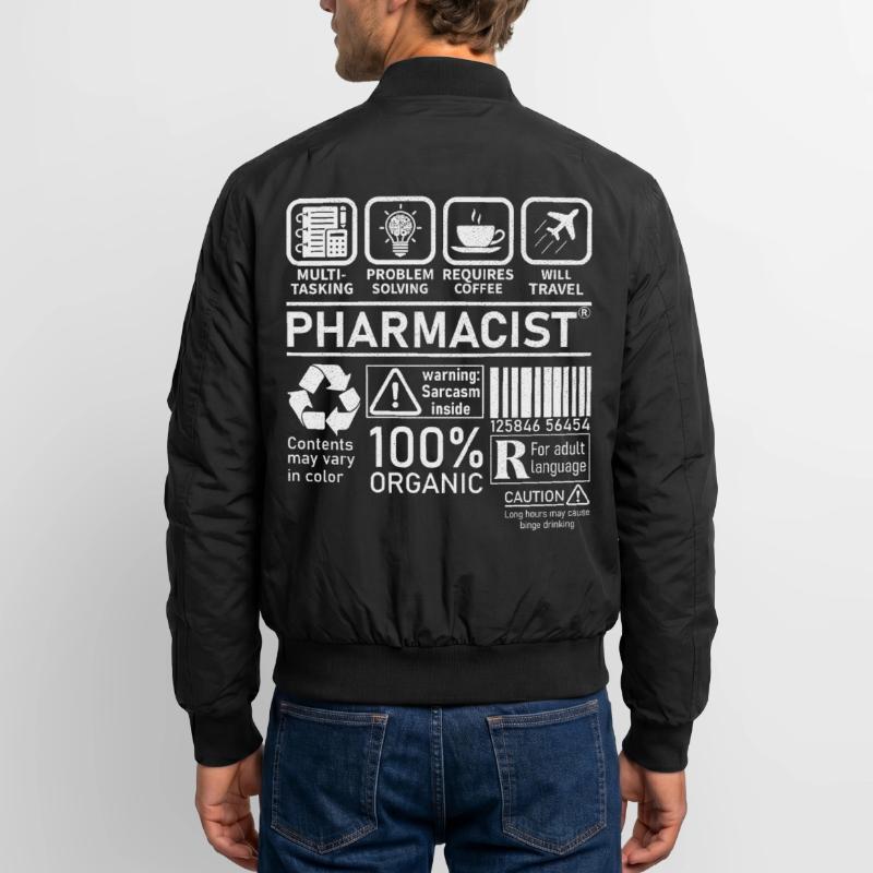 Pharmacist multi tasking problem solving Unisex Bomber Jacket