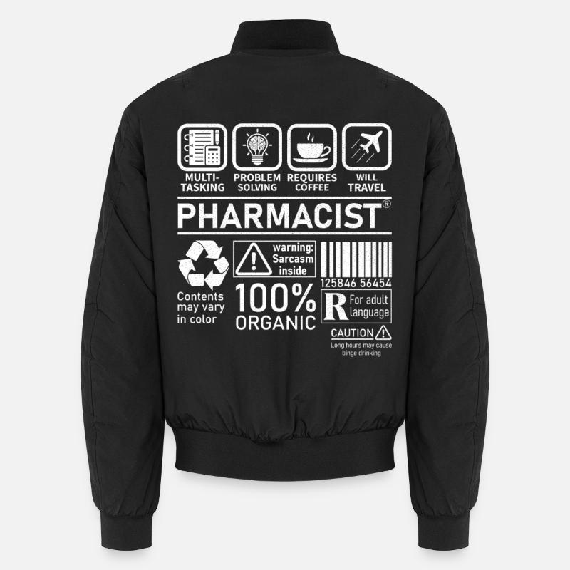 Pharmacist multi tasking problem solving Unisex Bomberjacke