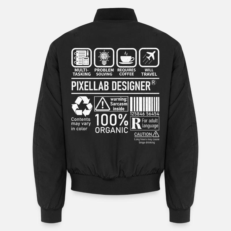 Résolution de problèmes multitâches Pixellab Designer Bomber unisexe
