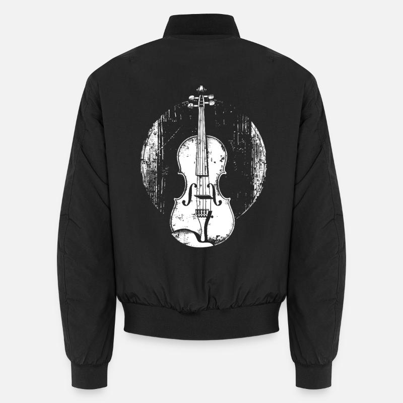 Violon - Bomber unisexe - noir
