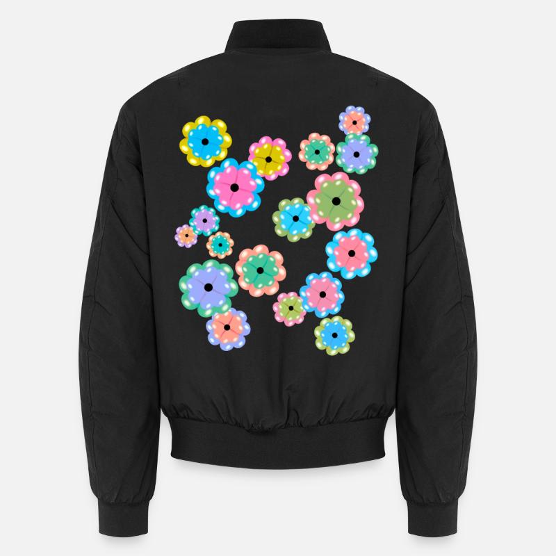 Printemps Début Printemps Fleurs Fleur Anniversaire Bomber unisexe