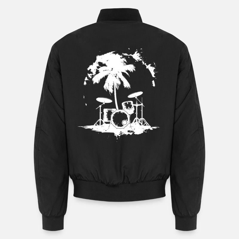 Percussion - Bomber unisexe - noir